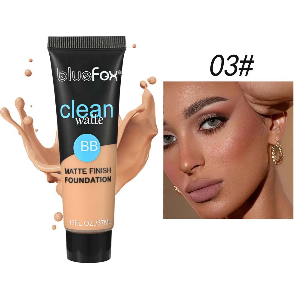 BlueFox Facial Moisturizing Matte Concealer Lightweight Oil Control And Waterproof Sweat-proof Liquid Foundation