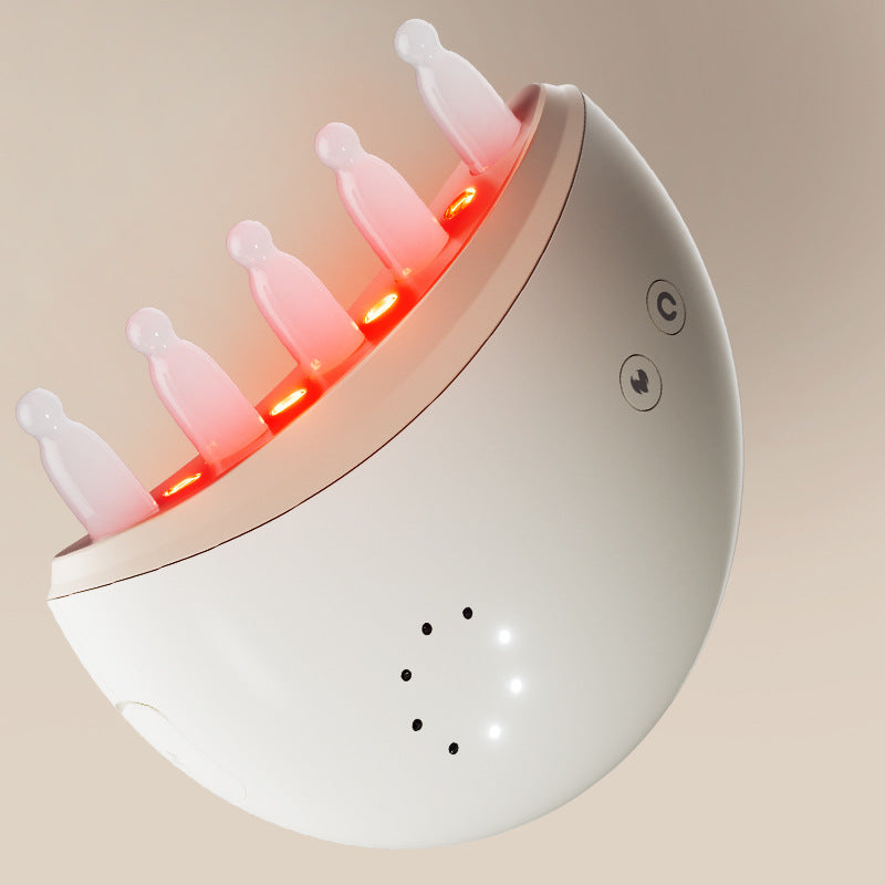 Xinjiang Electric Moon Comb Jade Scalp Massage Hair Comb