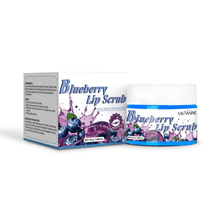 Sauvasine Blueberry Lip Scrub Cream