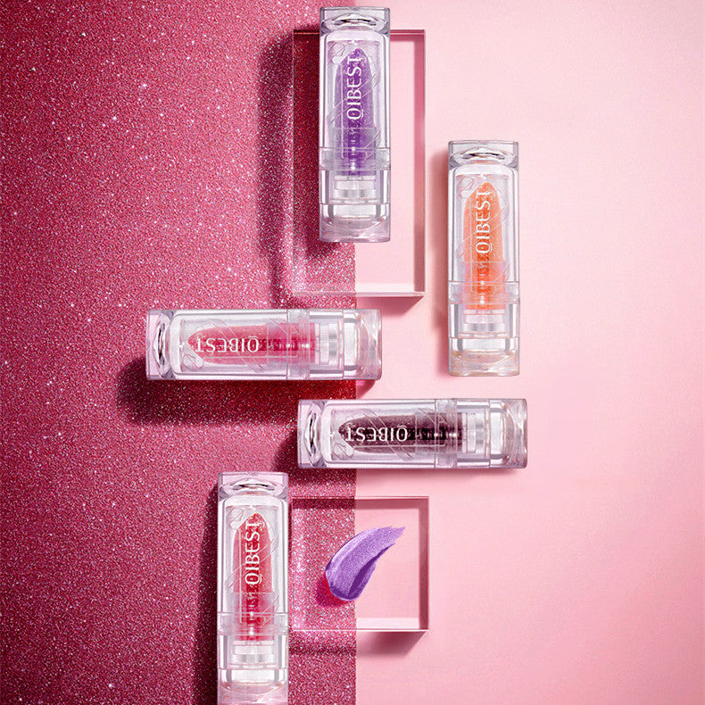 Qibest Micro-shimmer Warm Moisturizing Lipstick Waterproof And Not Easy To Fade