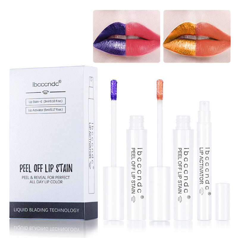 Ibcccndc Tear-off Lip Gloss Non-fading Matte Lipstick