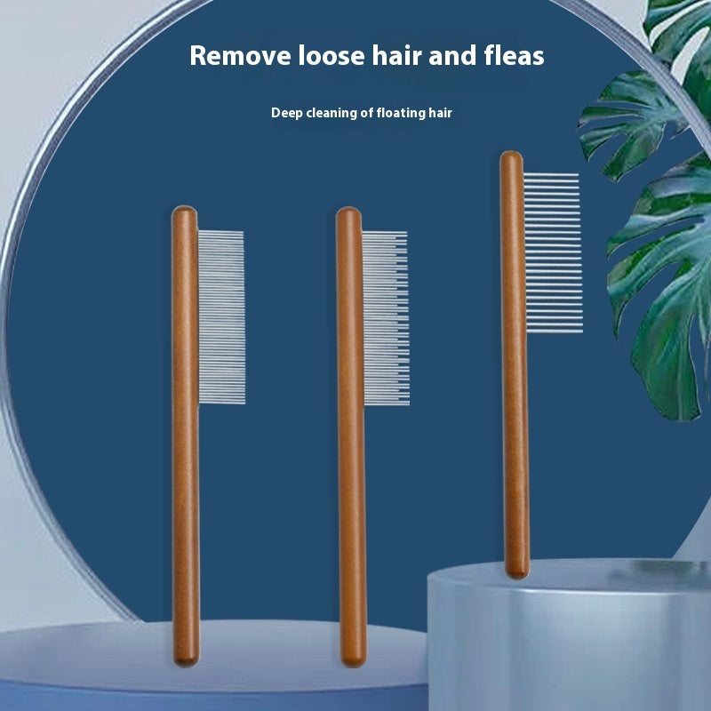 Pet Cat Dog Flea Comb Dense Gear