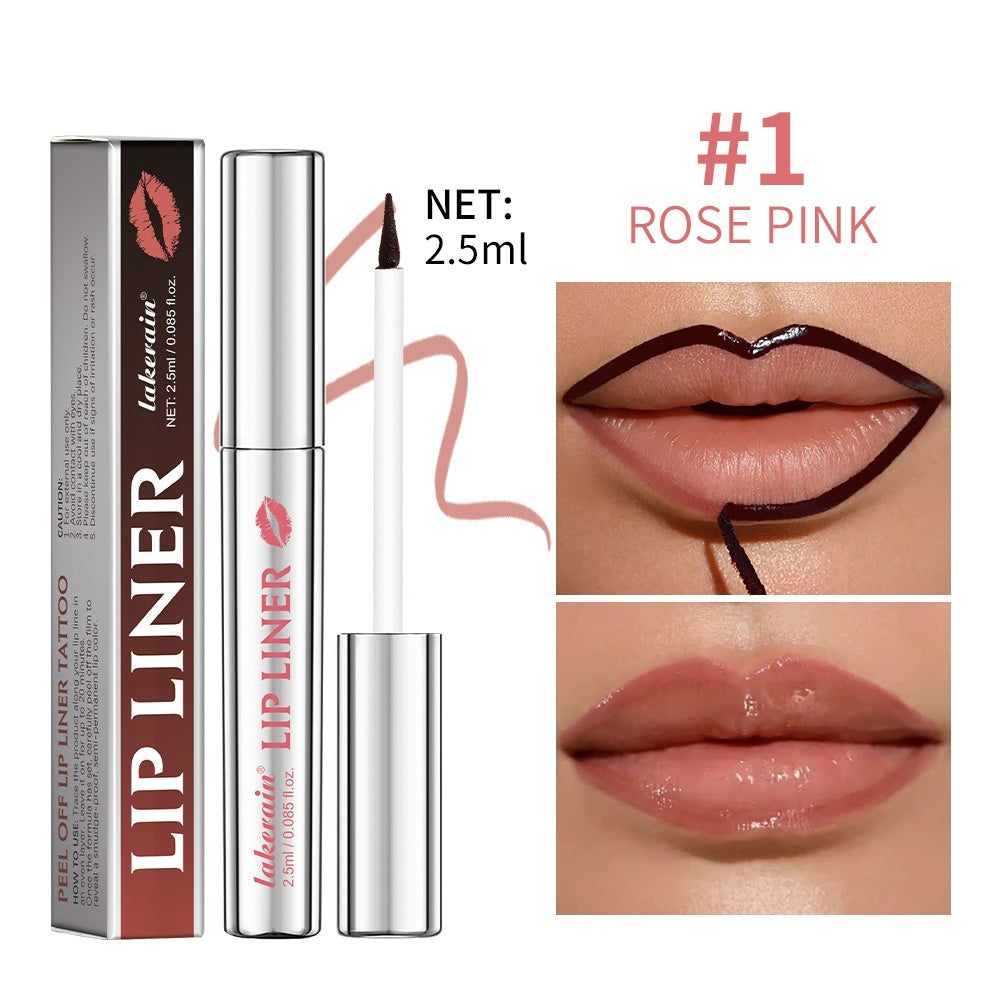 Lakerain Matte Finish Pointed Toe Tear And Pull Lip Liner