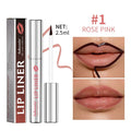 Lakerain Matte Finish Pointed Toe Tear And Pull Lip Liner