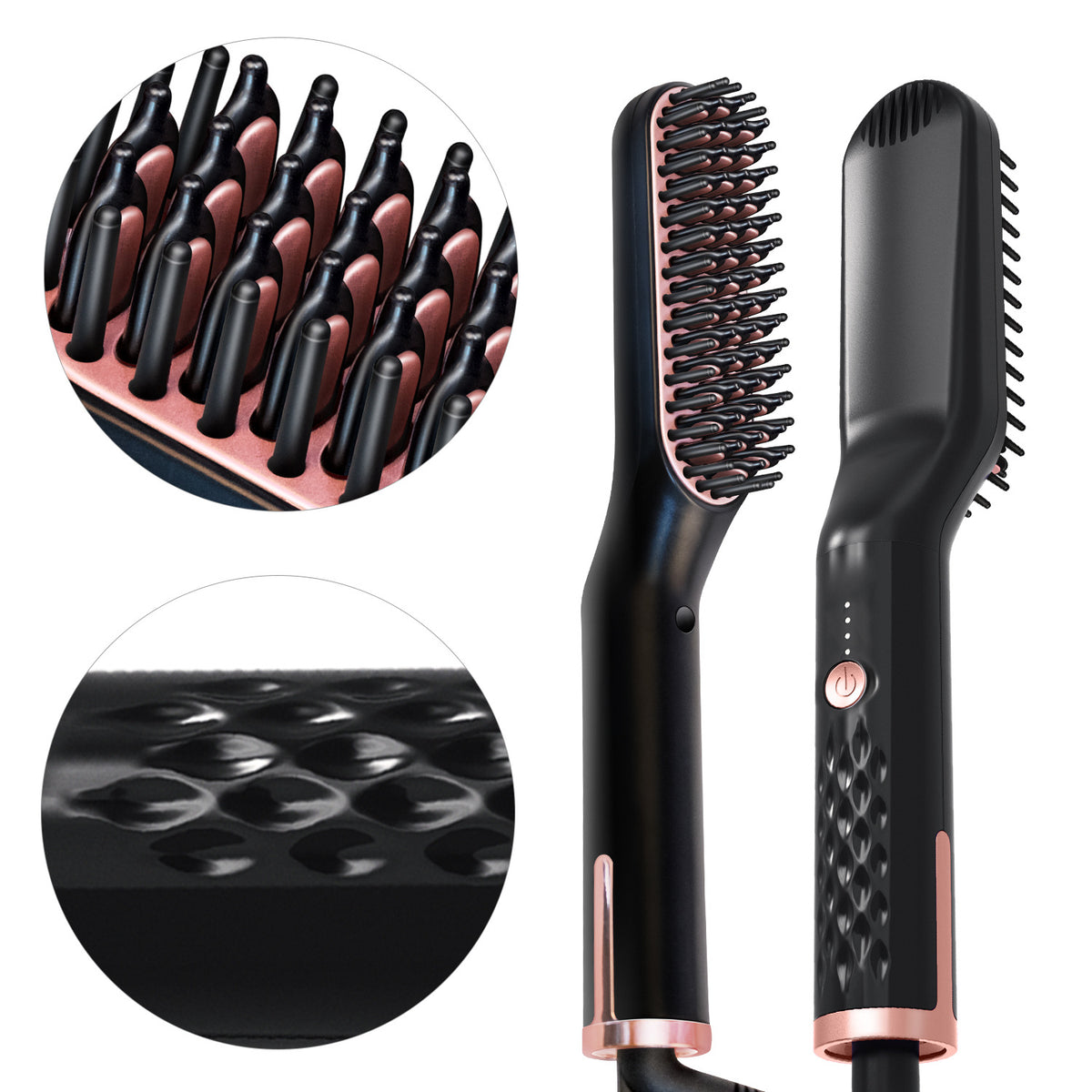 BabyBasnong Men's multi-function straight hair comb
