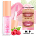 Julystar 20 Colors Fruit Lip Lacquer Water Light Transparent Moisturizing