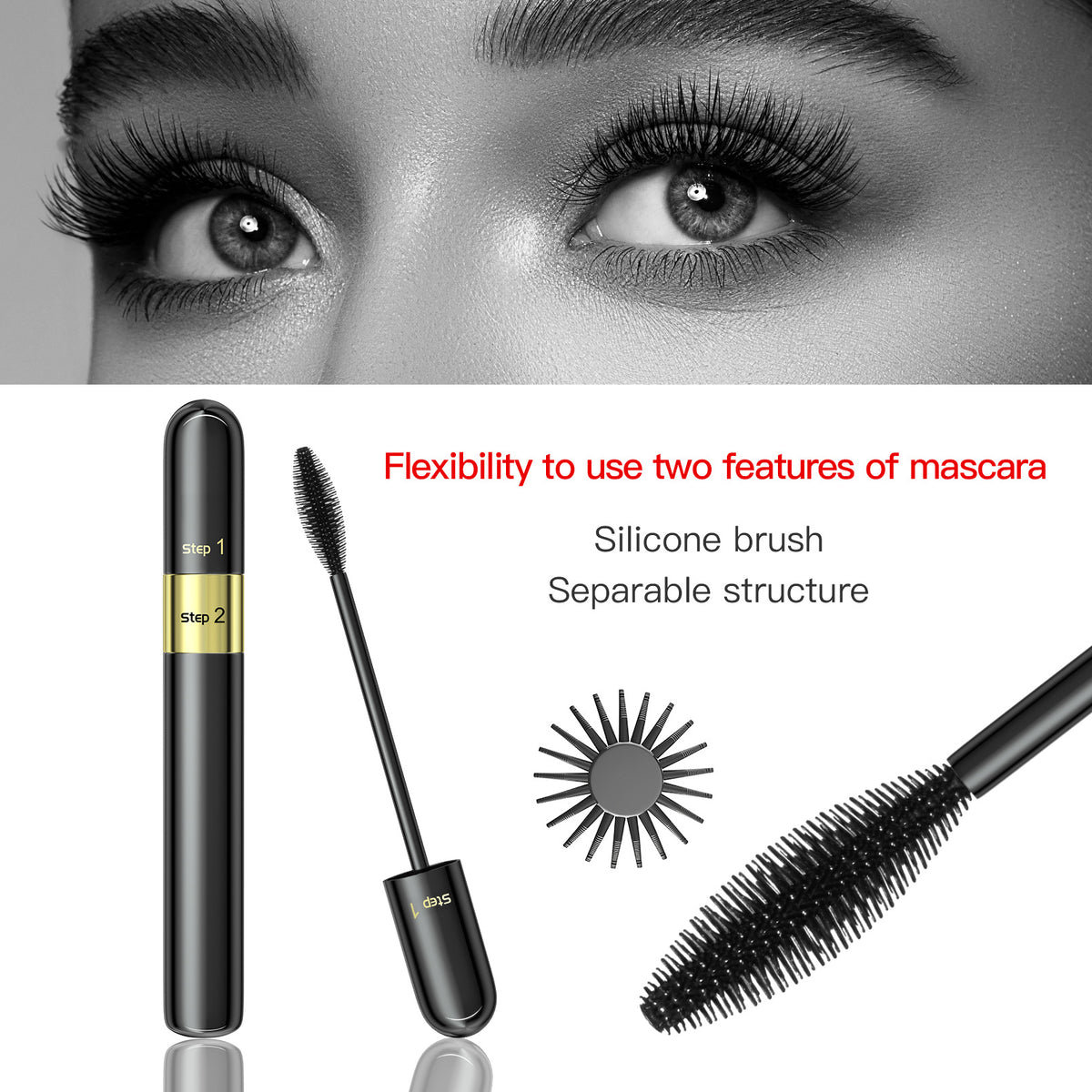 SUNFLOWER Double Effect Waterproof Mascara Long Curling