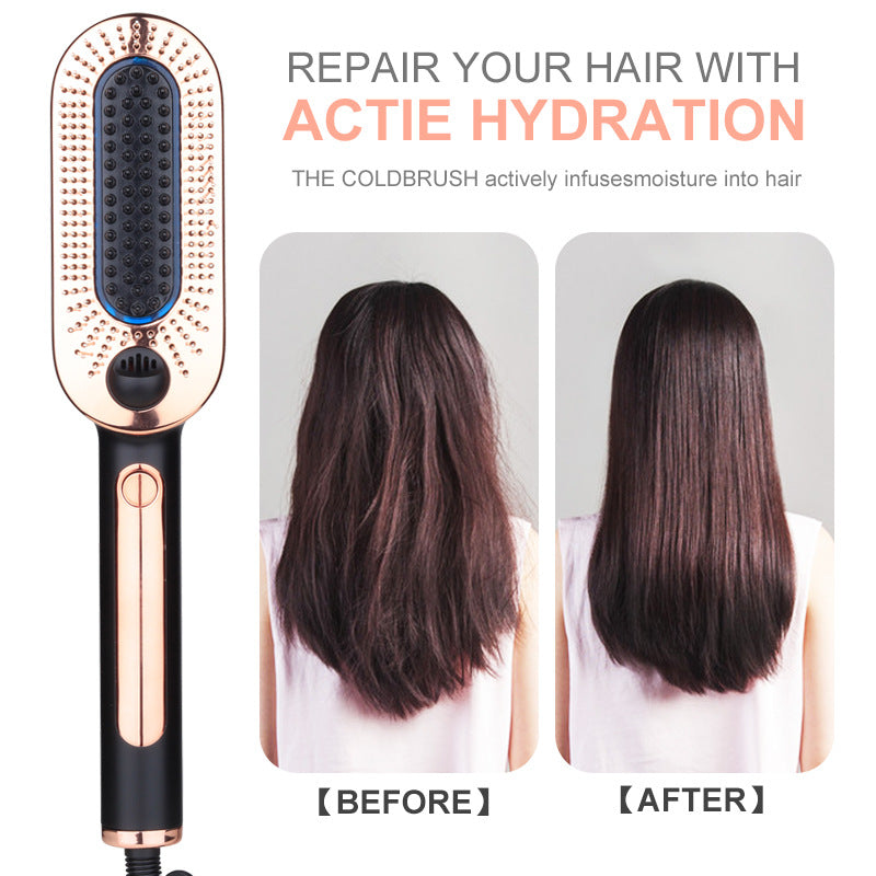 CryoCare Ladies Ice Anion Blue Light Comb Straight Hair