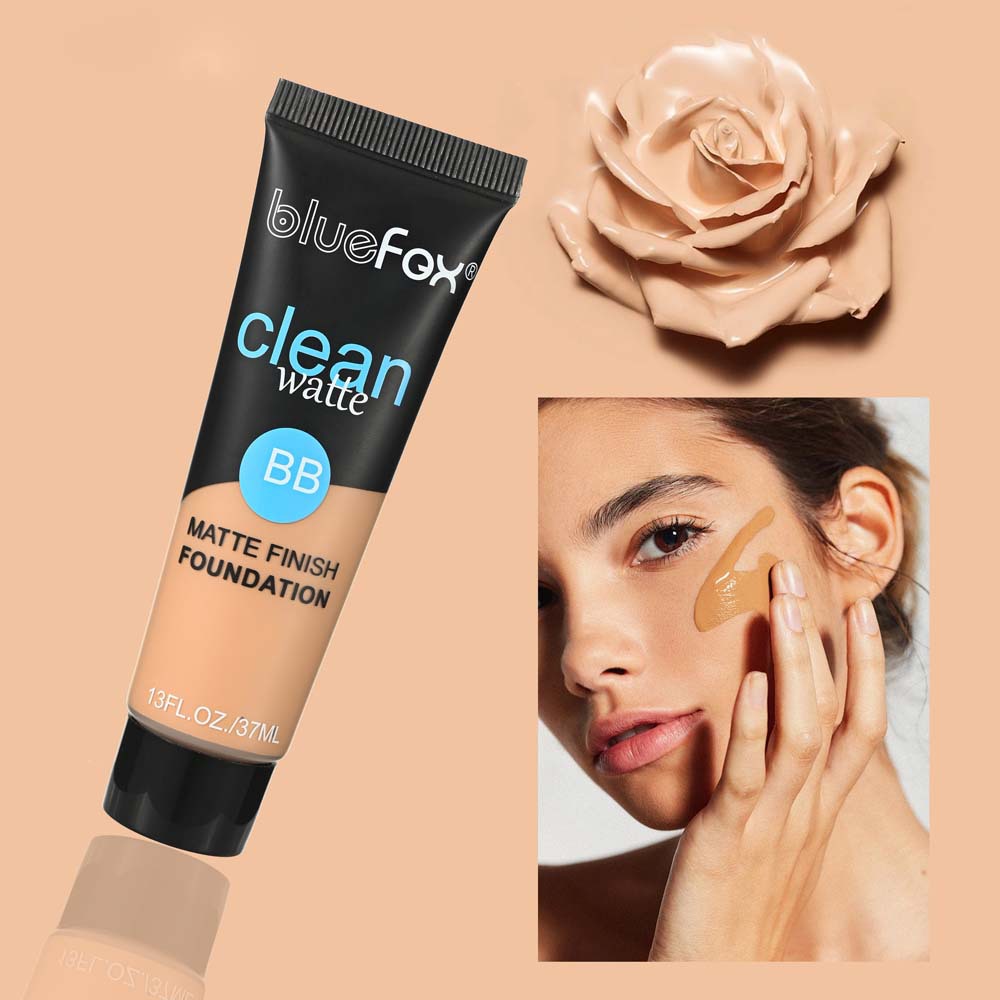 BlueFox Facial Moisturizing Matte Concealer Lightweight Oil Control And Waterproof Sweat-proof Liquid Foundation