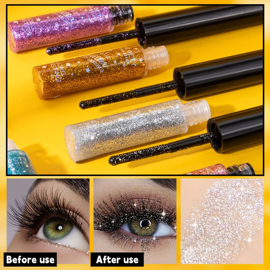 Shcoety Color Mascara 5 Colors Waterproof Not Smudge