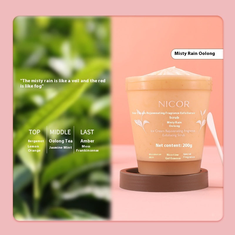 Nicor Ice Cream Skin Rejuvenation Exfoliating Facial Scrub