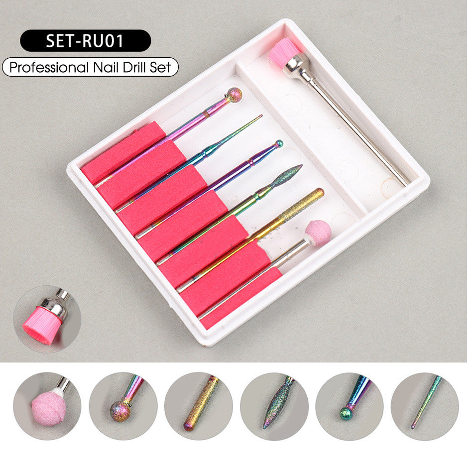 Grinding Head Drill Set Nail Enhancement Tool