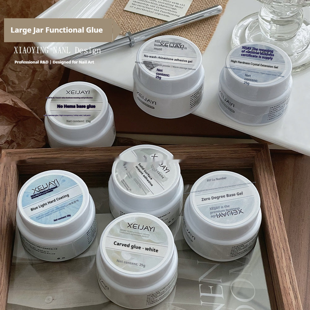XEIJAYI White Jar Construction Base Gel Shaping Reinforcement Construction Manicure Polish Gel