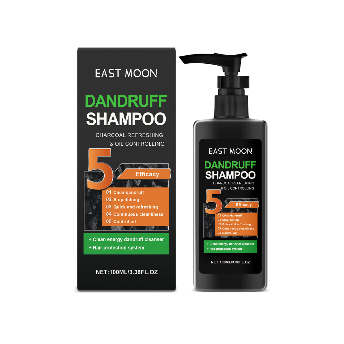 East Moon Men's Shampoo Series Daily Cleaning Deep Clean Silky Shiny Cool Shampoo