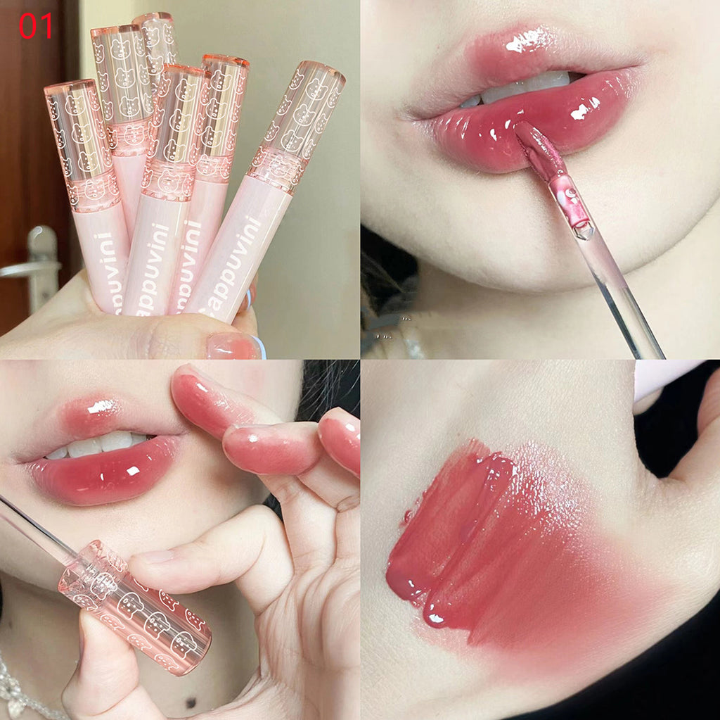 Cappuvini Bubble Lip Glaze Mirror Water Light Glass Lip Glaze Female