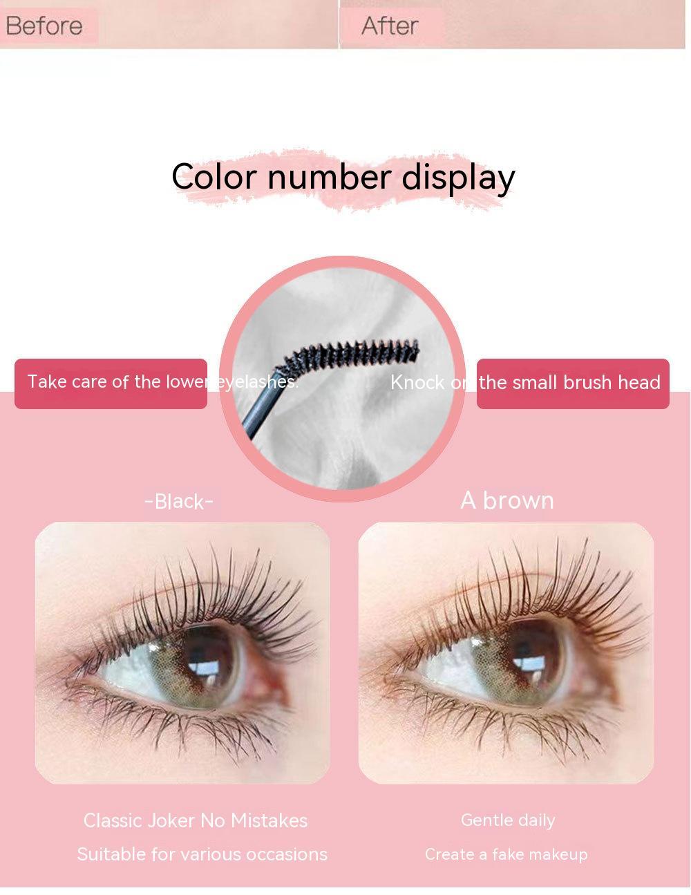 Flaring Slending Natural Base Waterproof Thick Not Smudge Mascara