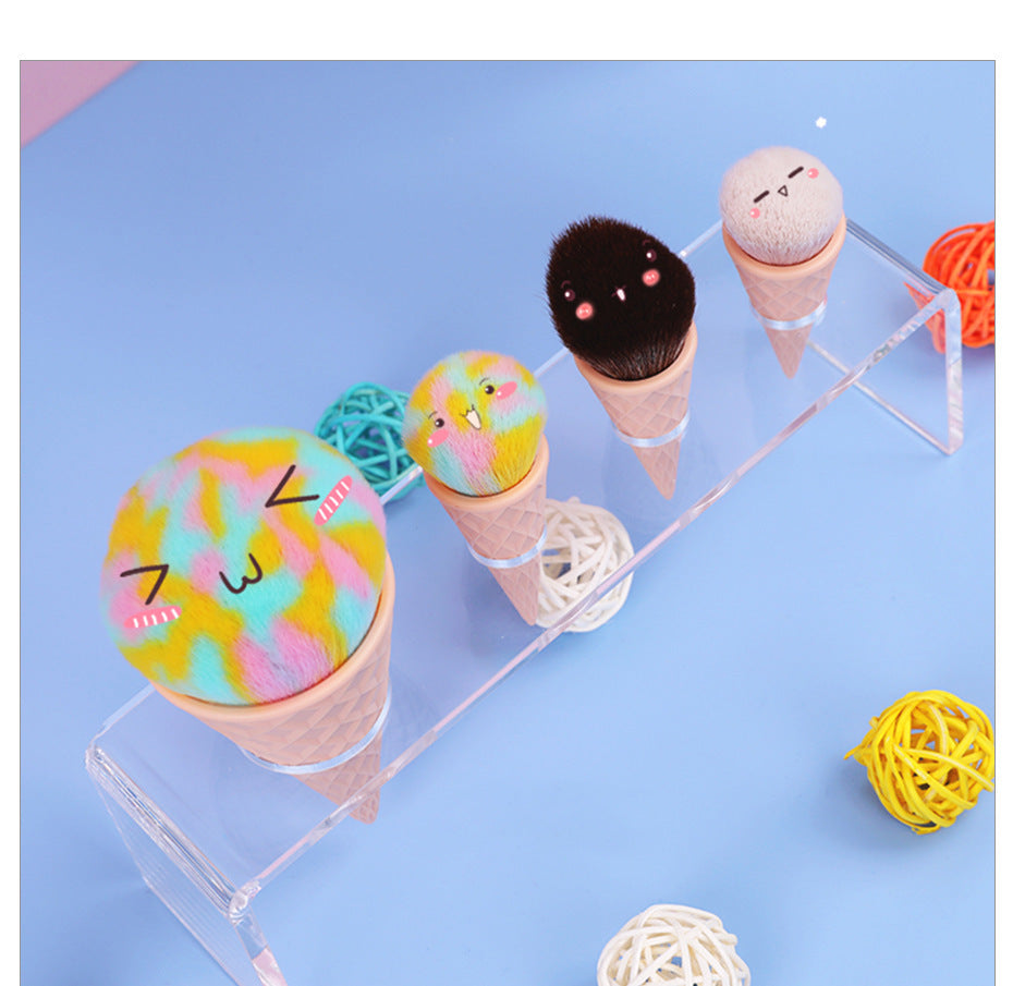 Snn & Tnn Ice Cream Cute Fiber Hair Makeup Brush