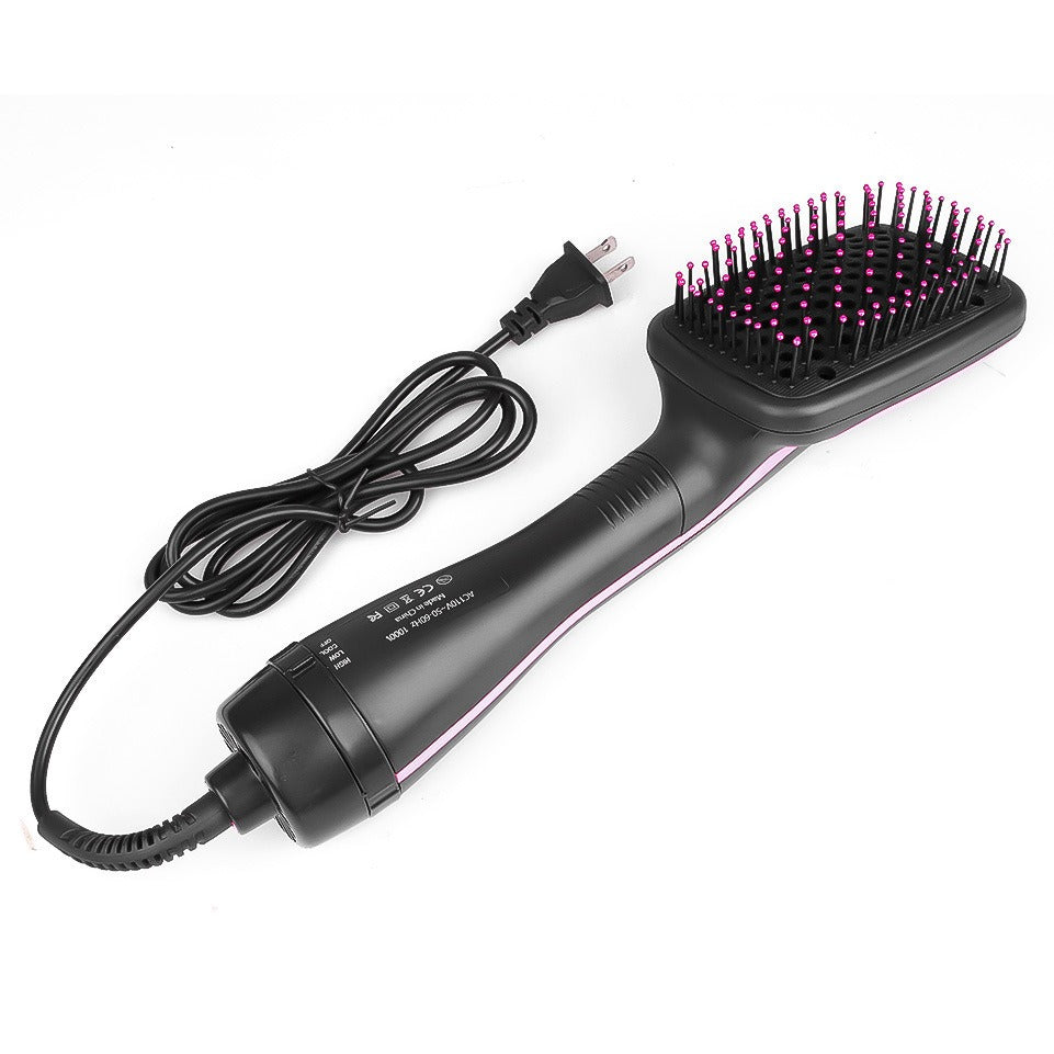 Two-in-one Hot Air Comb Multifunctional Hair Dryer, Hot-selling Dry And Wet Dual-use Lazy Curling Iron