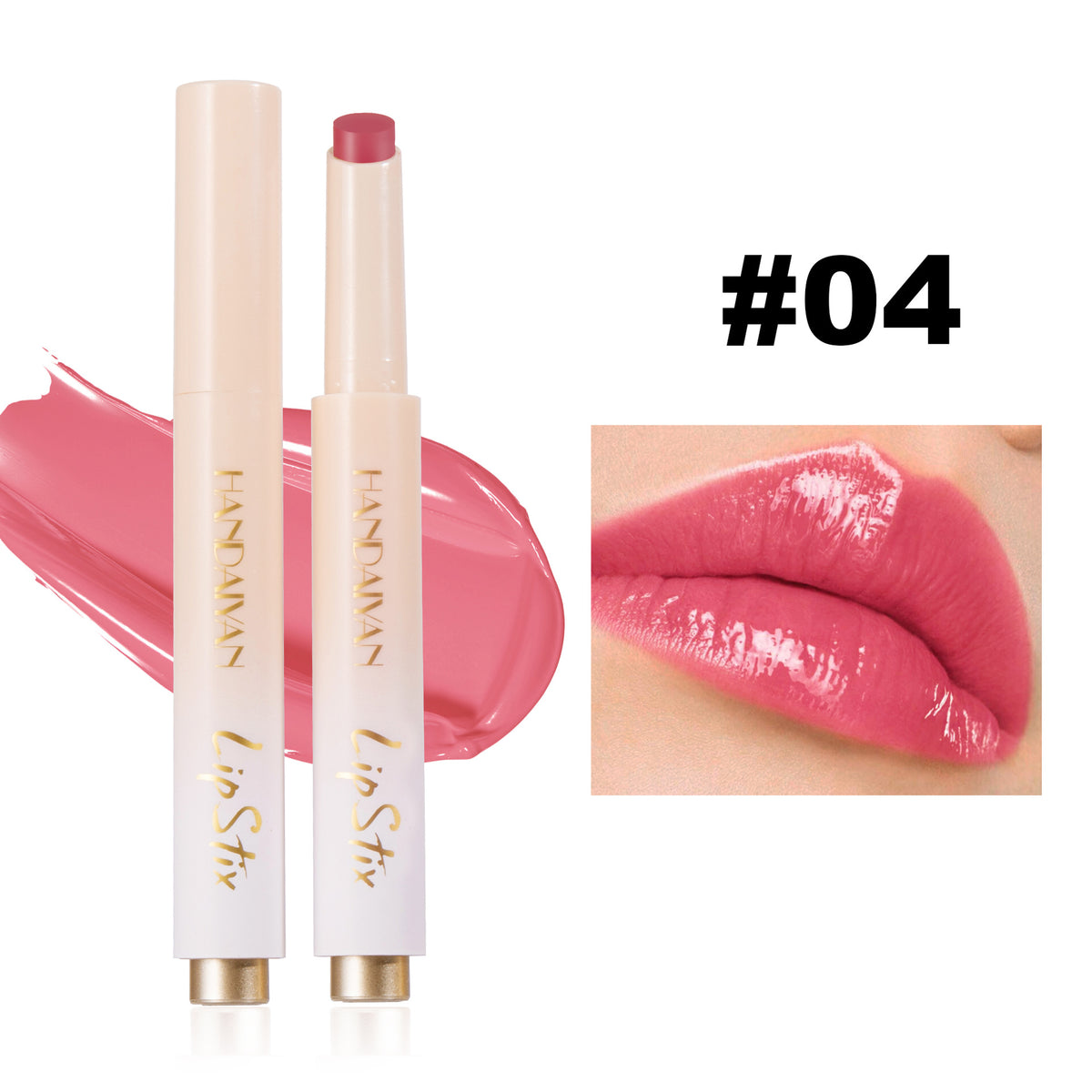 Handaiyan Press Lipstick Lip Balm Color Rendering Mirror Water Light