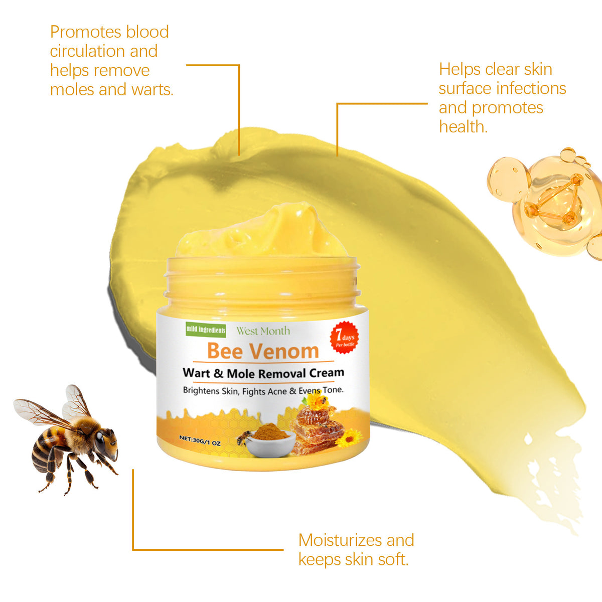 West Month Neck Cream Gentle Cleansing Skin