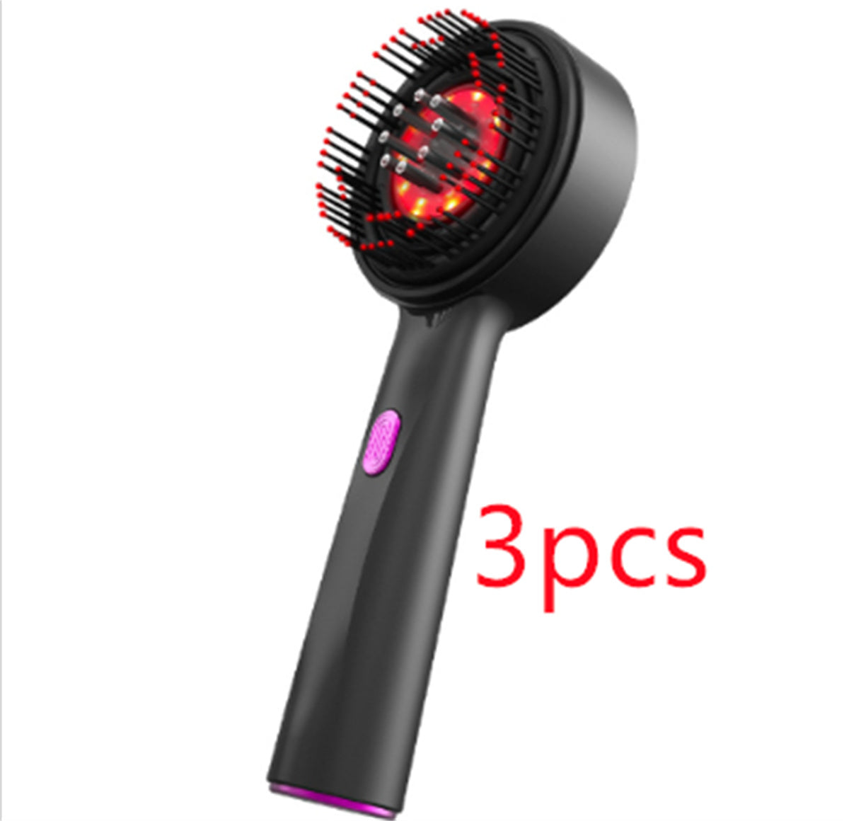 IPX7 Electric Massage Comb Home Scalp Drain Comb Red Light Anti-slip Hair Care Multi-functional Massage Comb