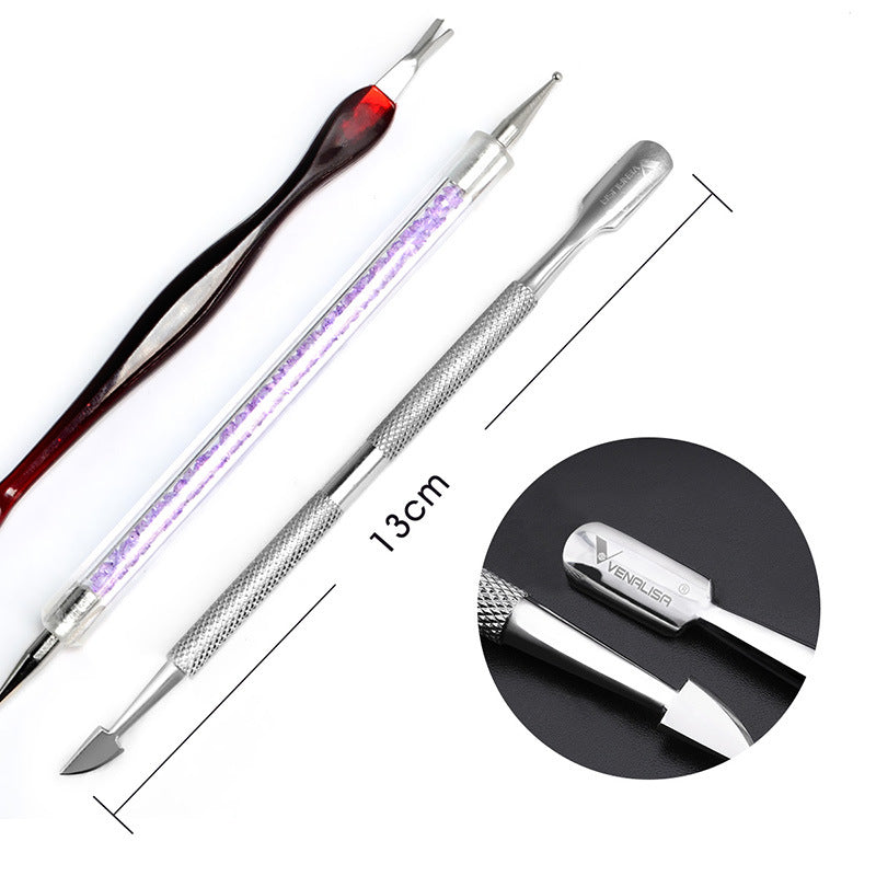 Venalisa Nail Art Kit Dead Skin Scrub Nail Polish Nail Clipper 10 Nourishing Sets