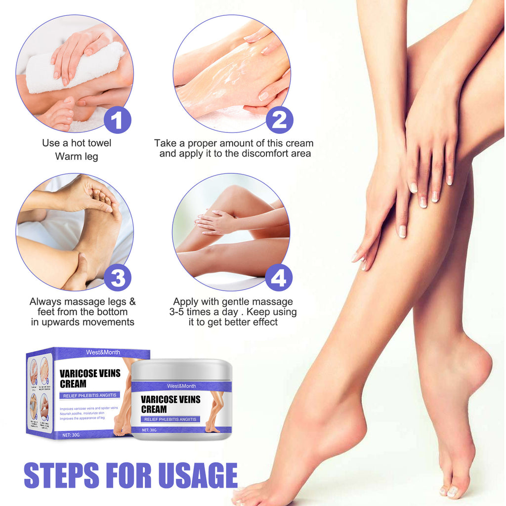 West&Month Vein Nourishing Cream Blue Vein ful Legs