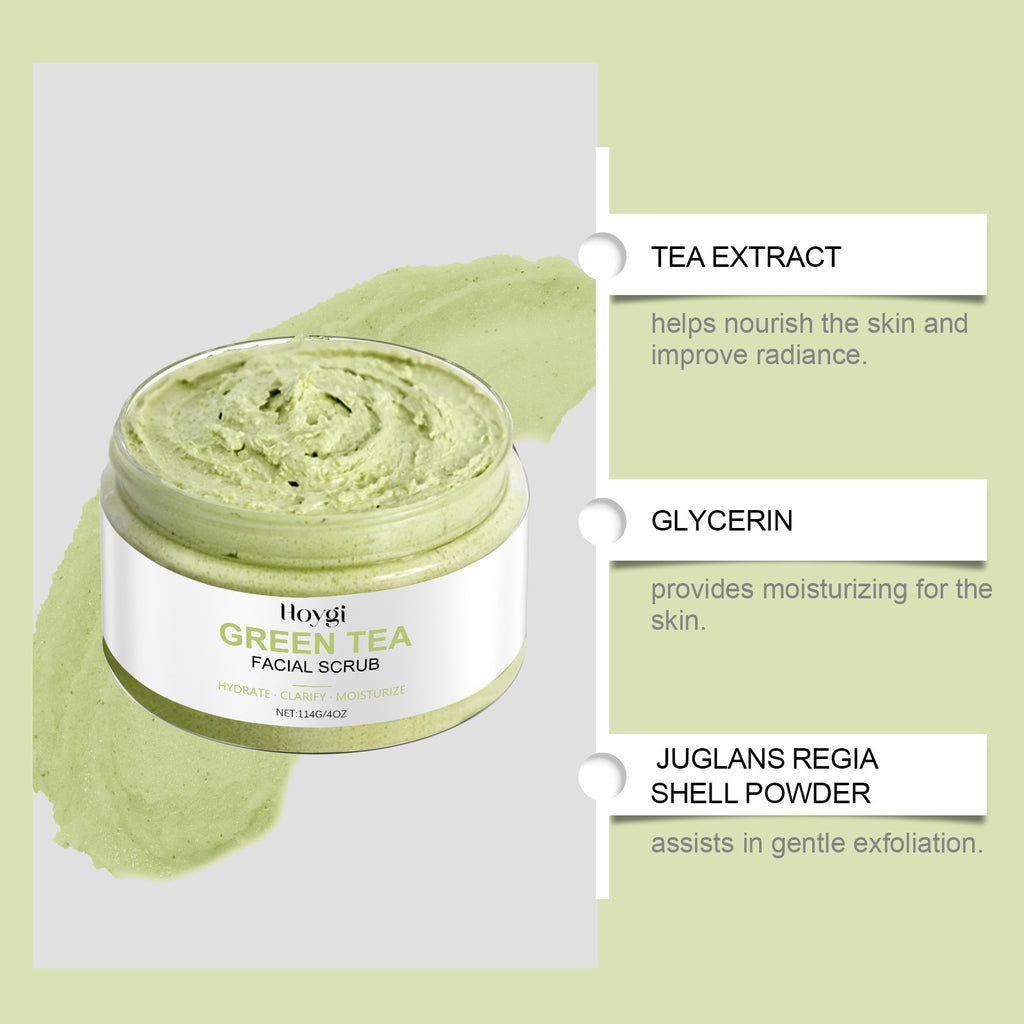 Hoygi Green Tea Facial Scrub Cream