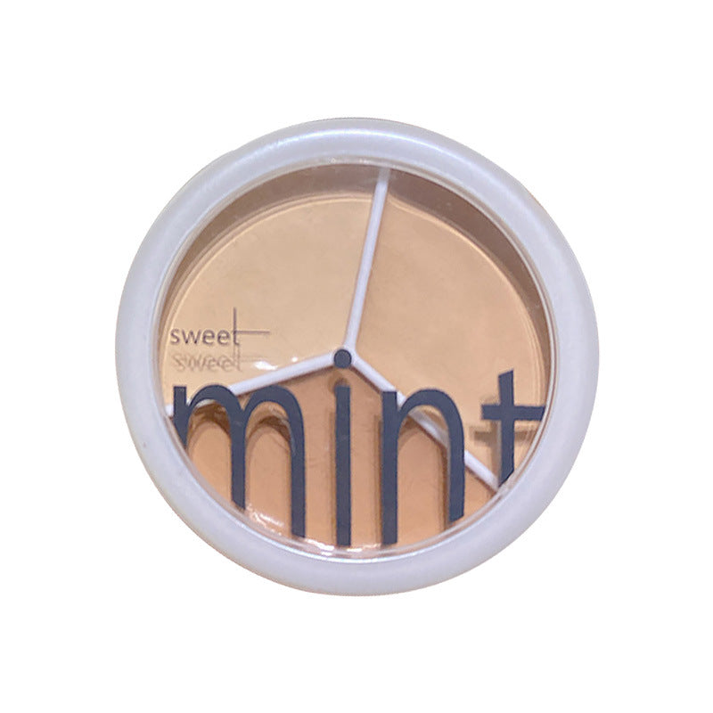 Sweet Mint New Hot Sell Tri-Color Concealer Foundation