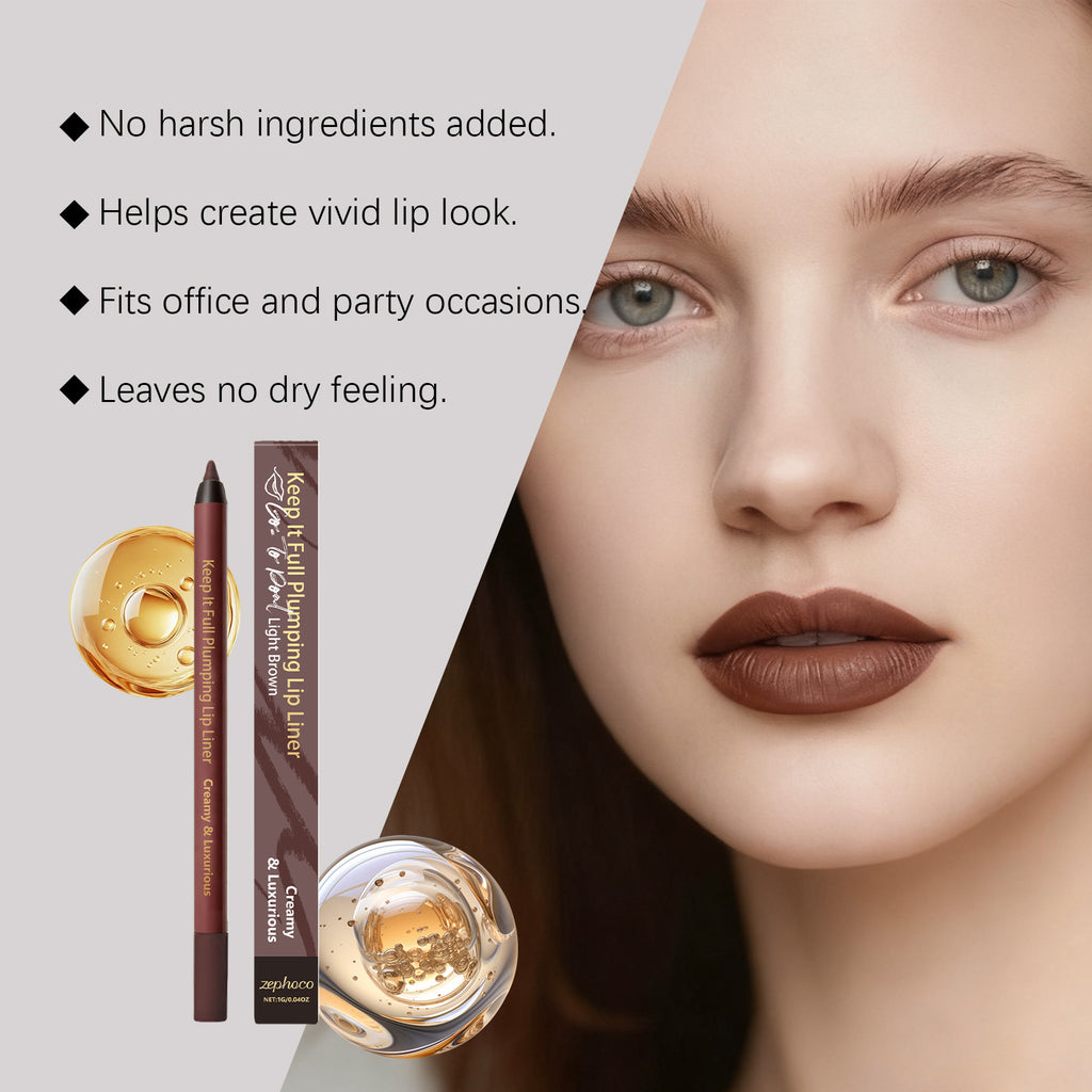 Zephoco Lip Liner With A Rich Full Texture