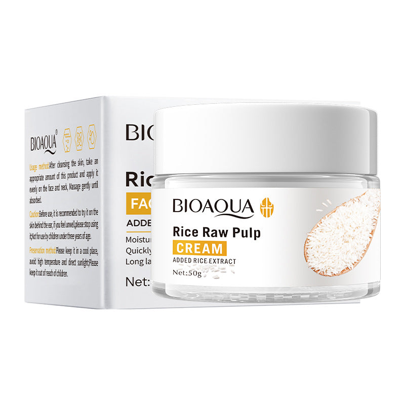 Bioaqua Rice Cream Hydrating And Skin Rejuvenating Moisturizing Cream