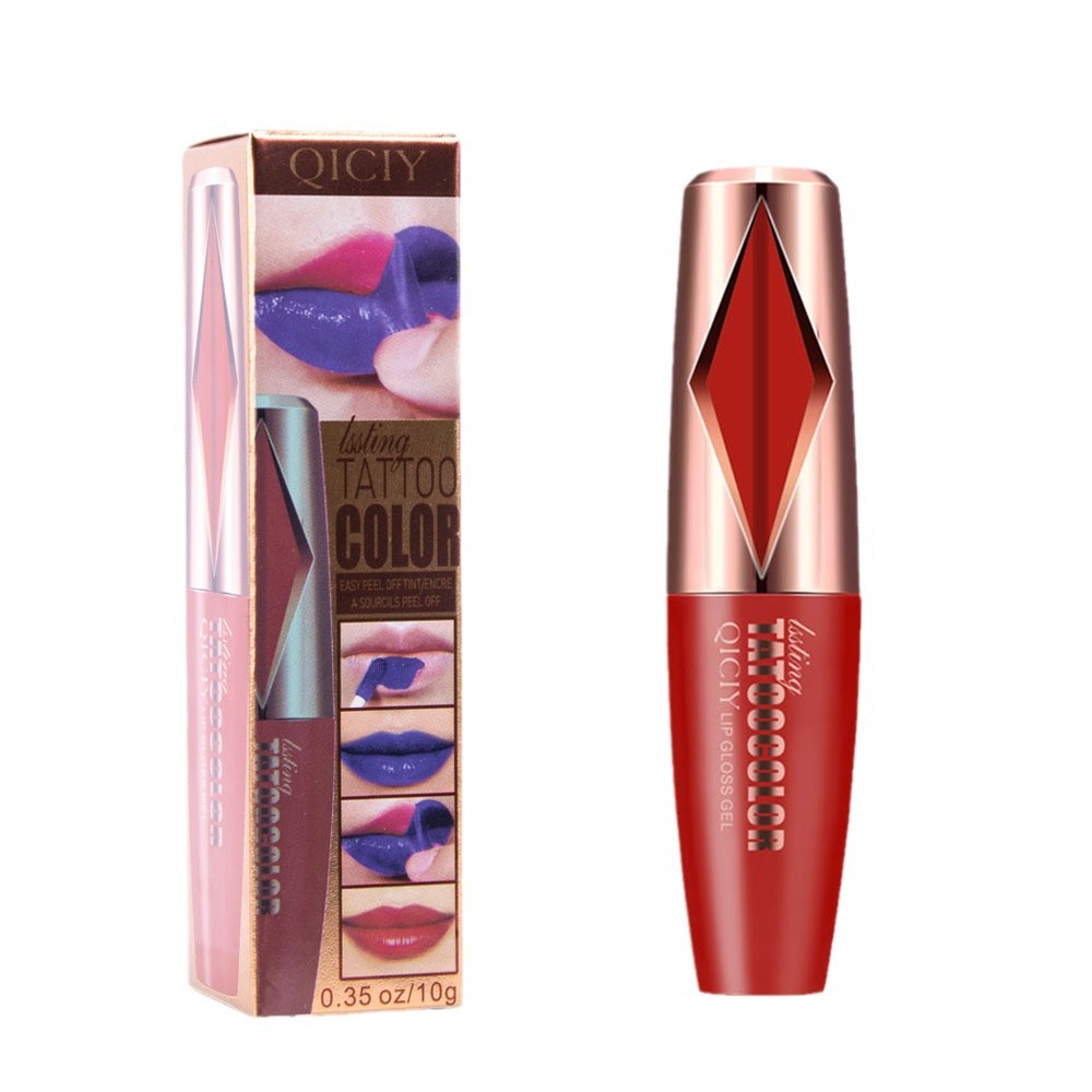 Qiciy Long Lasting Waterproof Matte Tear And Pull Lipstick Popular