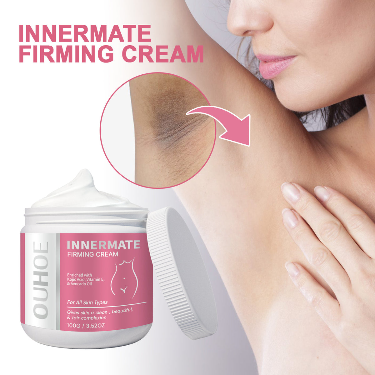 Ouhoe Armpit Body Inner Thigh Skin Hydrating Skin Cream