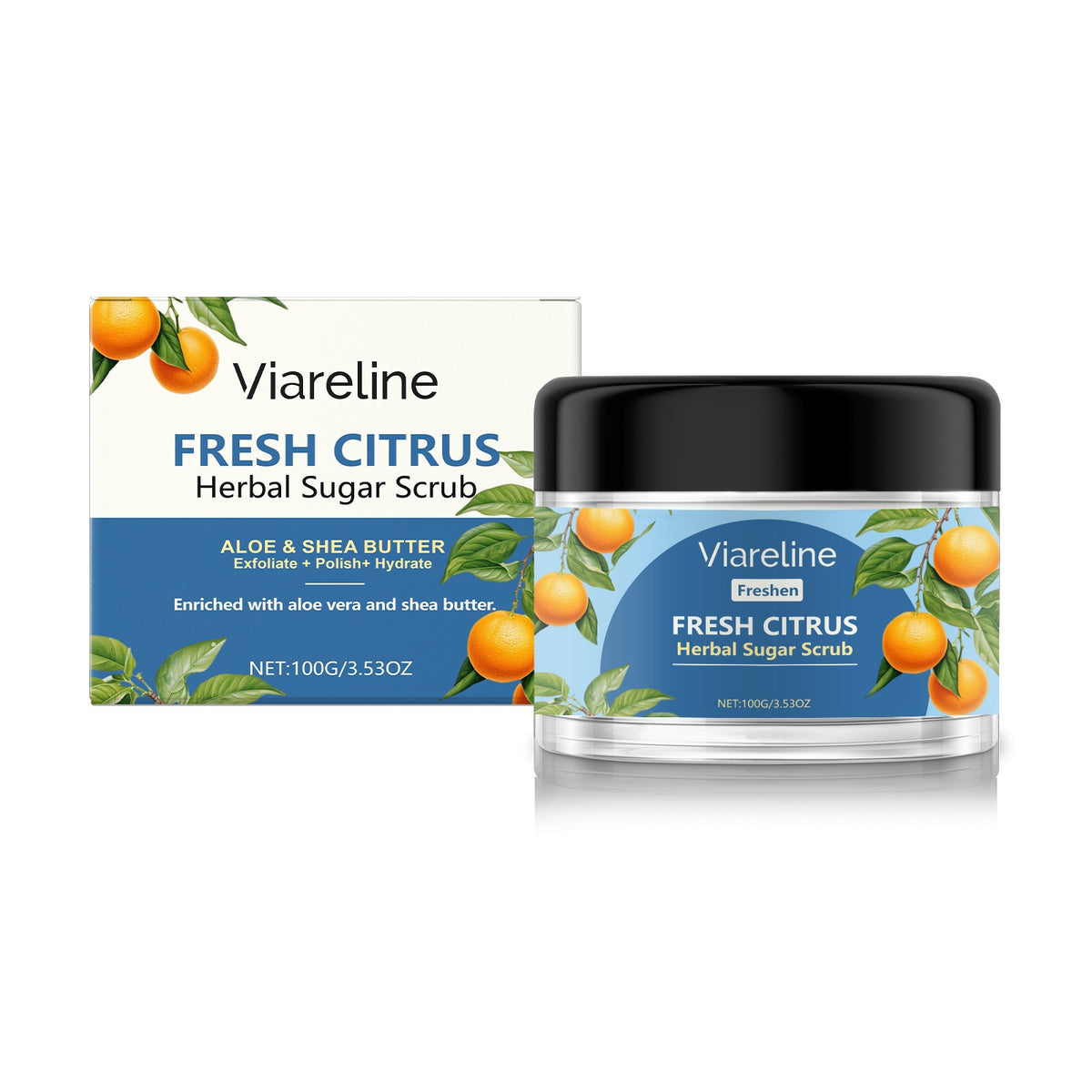 ViareLine Citrus Body Scrub Cream