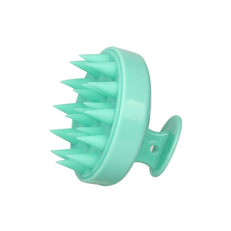Silicone Shampoo Brush Scalp Meridian Massage Brush Hair Washing Artifact Anti-dandruf And Relieve Soothinging Home Hair Salon Head Scratching Tool