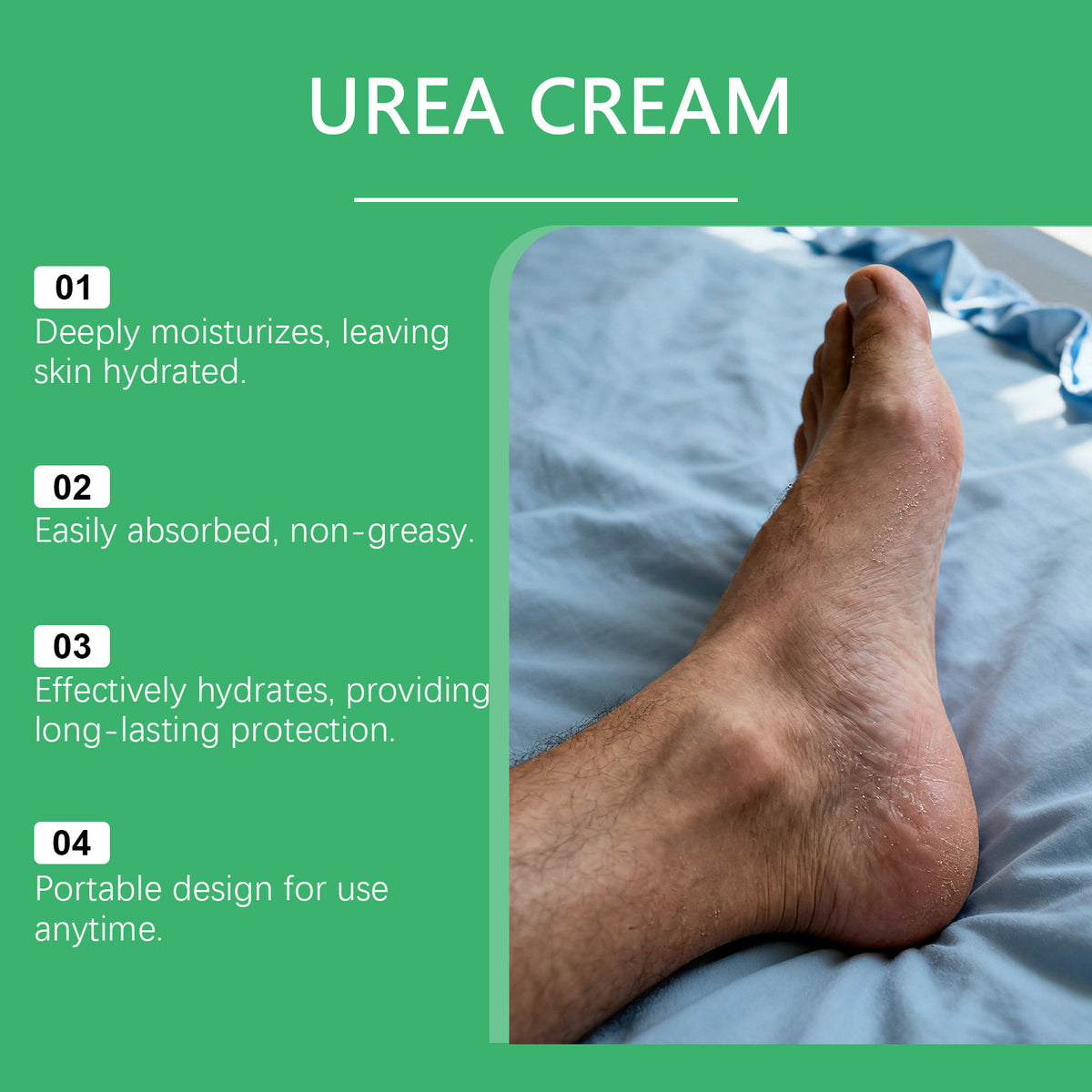 60% Urea Crack-Preventing Foot Cream
