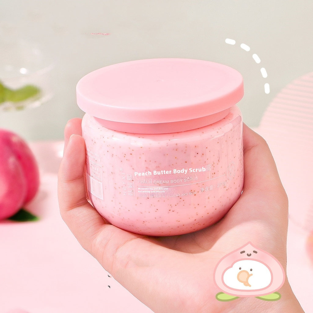 Heyxi Peach Cream Body Scrub Cream