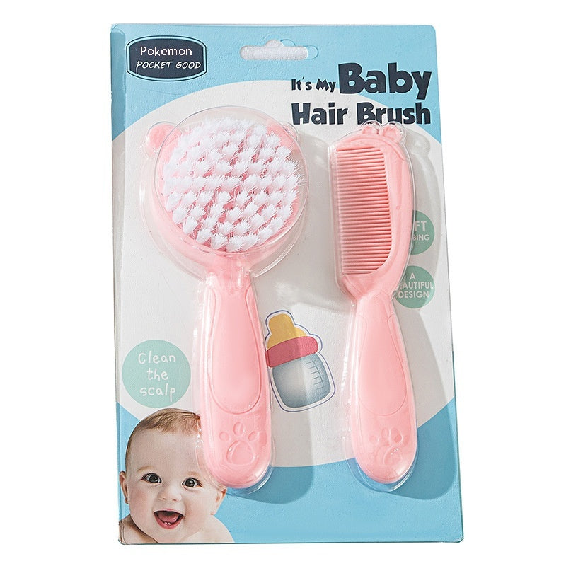 Nylon Soft Hair Newborn Removal Dirt Comb Brush Care Suit