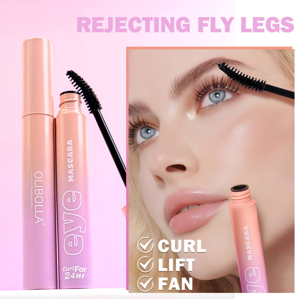 Olibolla Mascara Waterproof Not Smudge Curling