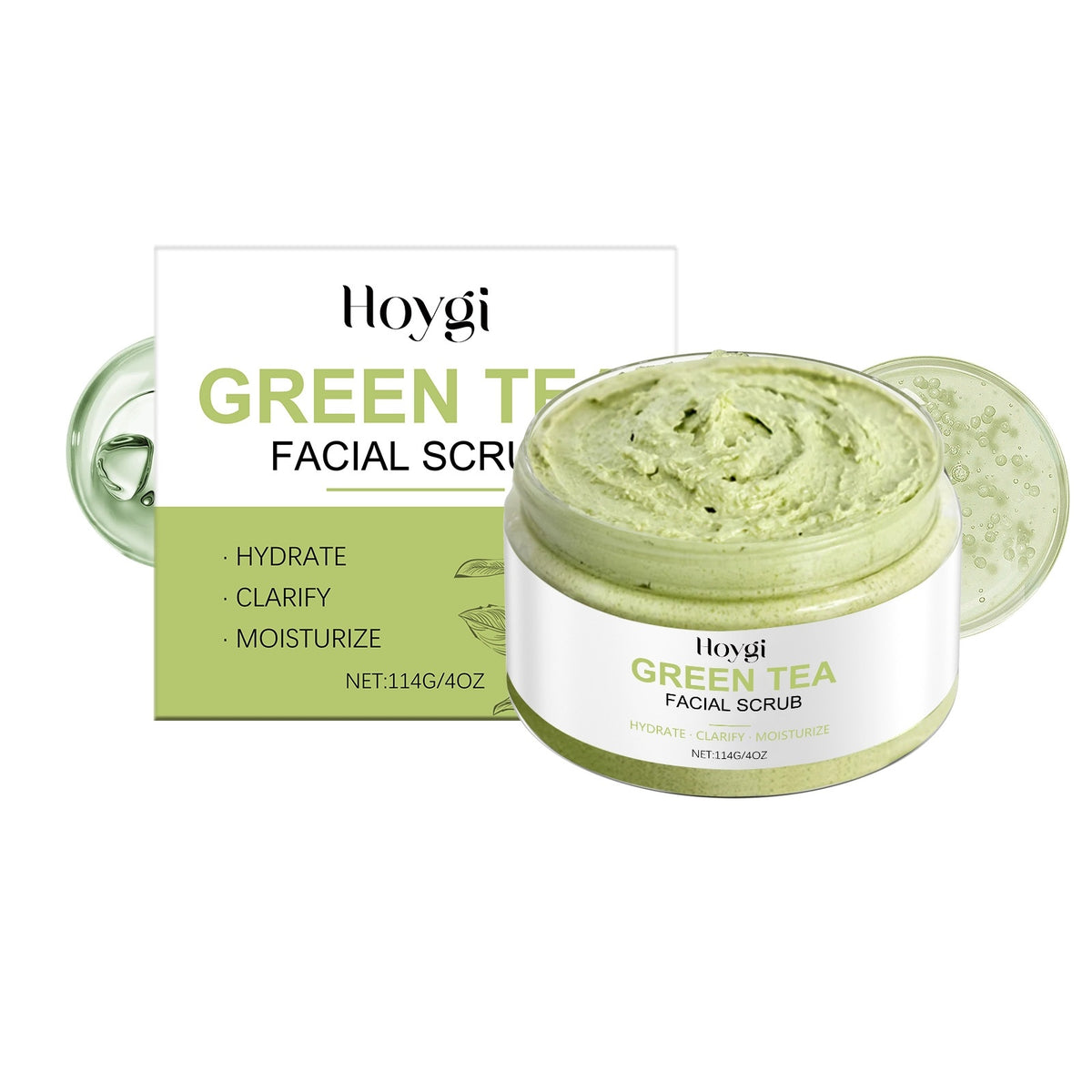 Hoygi Green Tea Facial Scrub Cream