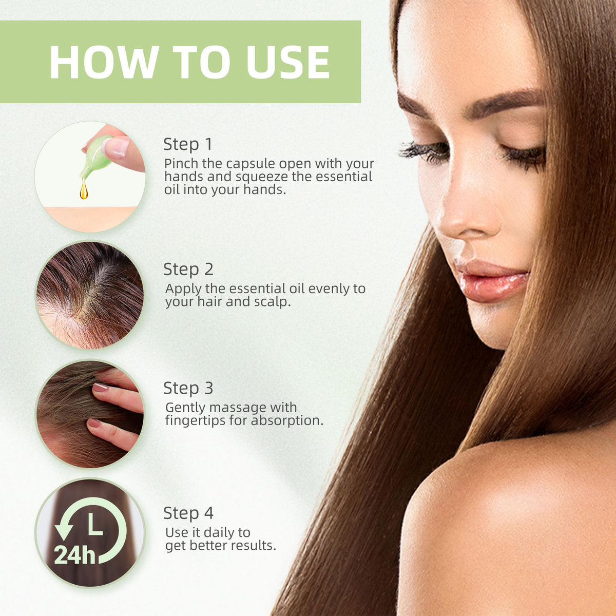 Eelhoe Dense Hair Capsule Nourishing Hair Damage Nourishing
