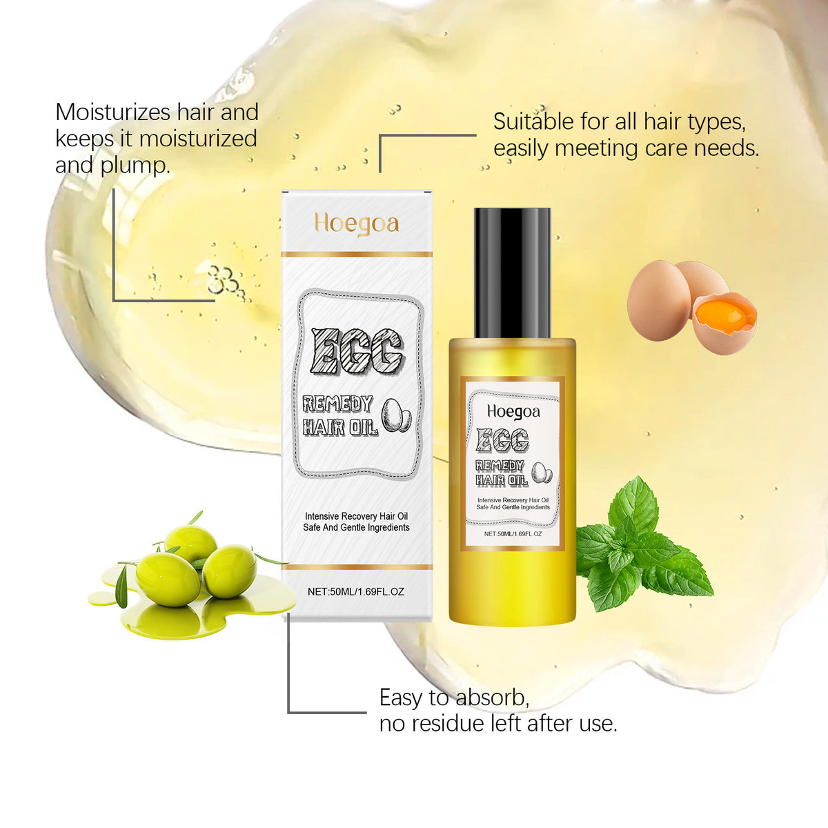 Hoegoa Egg Nourishing Styling Cream Nourishing