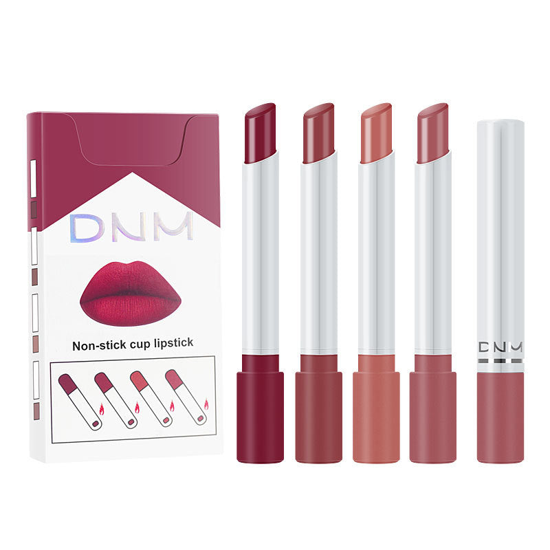 DNM Four Makeup Set Non-stick Cigarette Pipe Thin Lipsticks