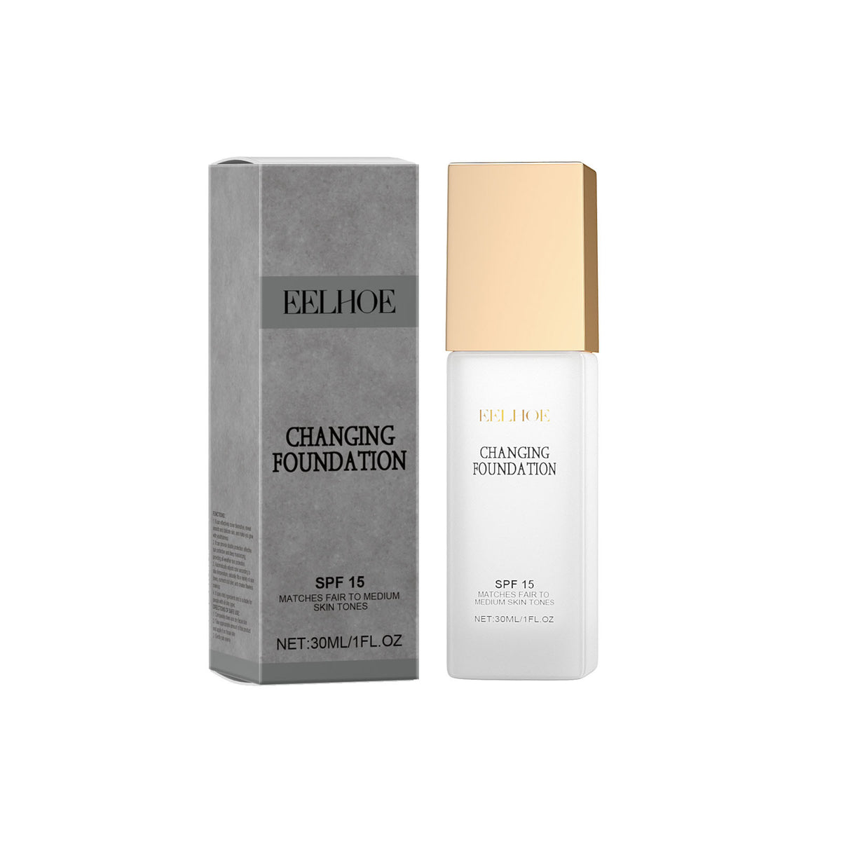 Eelhoe Moisturizing And Nourishing Liquid Foundation Natural Light Concealer Brightening And Rejuvenating