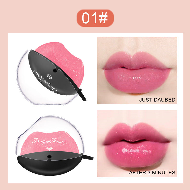 Dragon Ranee Lazy Lips Pearlescent Glitter Lipstick Is Not Easy To Fade, Warm And Moisturizing Lipstick