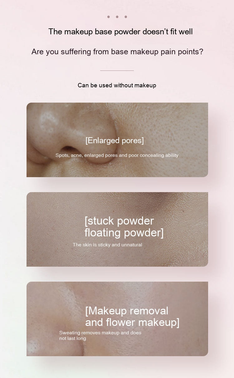 YED Not Easy To Makeup Delicate And Smooth Skin Feeling Milk Invisible Pores Not Stuck Powder Liquid Foundation