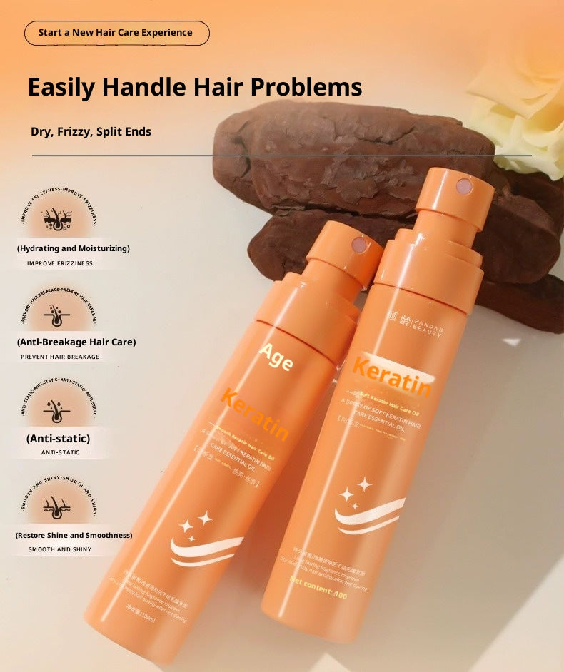 Age Keratin Compliant Keratin Styling Cream Improve Frizzy Hair