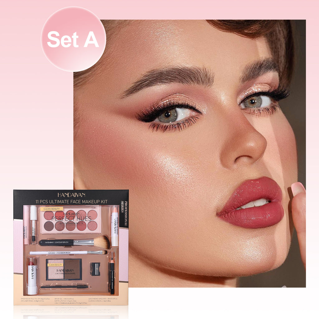 Handaiyan 11-piece Set Of Makeup For Beginners Boxes Lipstick Kit