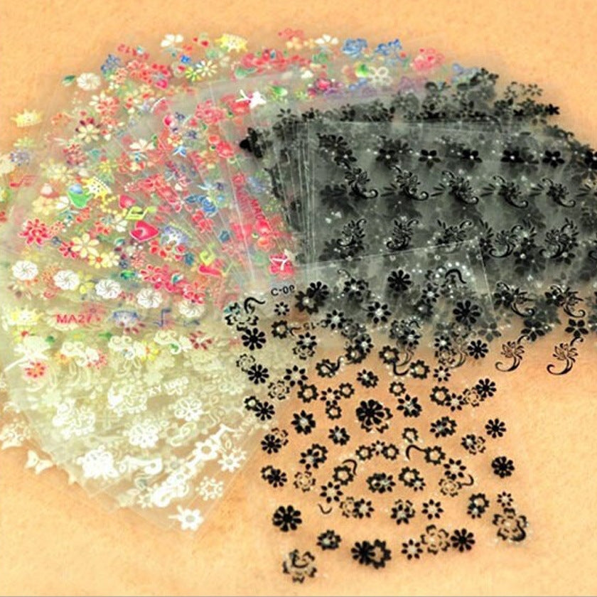 3D Nail Decoration Nail Sticker Set