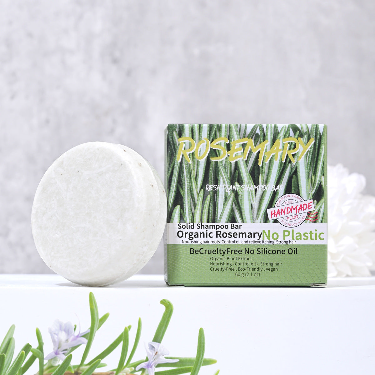 Rosemary Shampoo Handmade Soap Hydrating And Relieving Itching